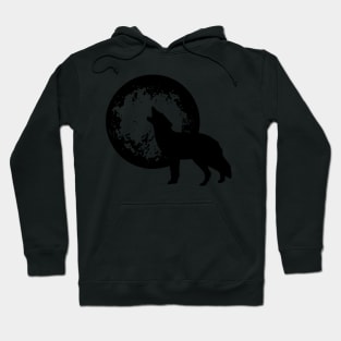 Wolf Howling at the moon Hoodie